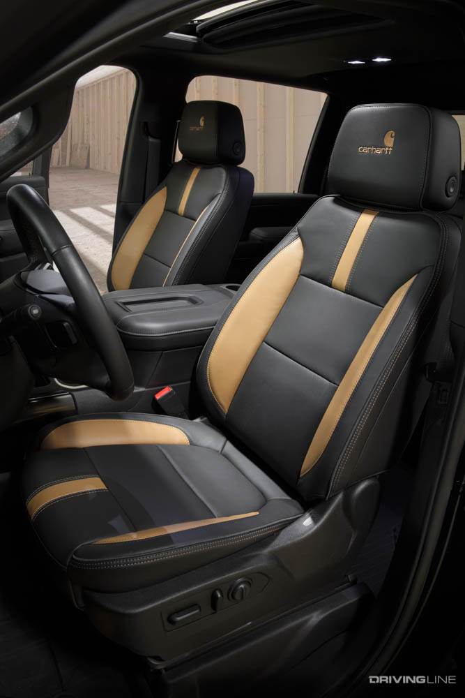 2021 Chevy Silverado HD Carhartt Special Edition Interior