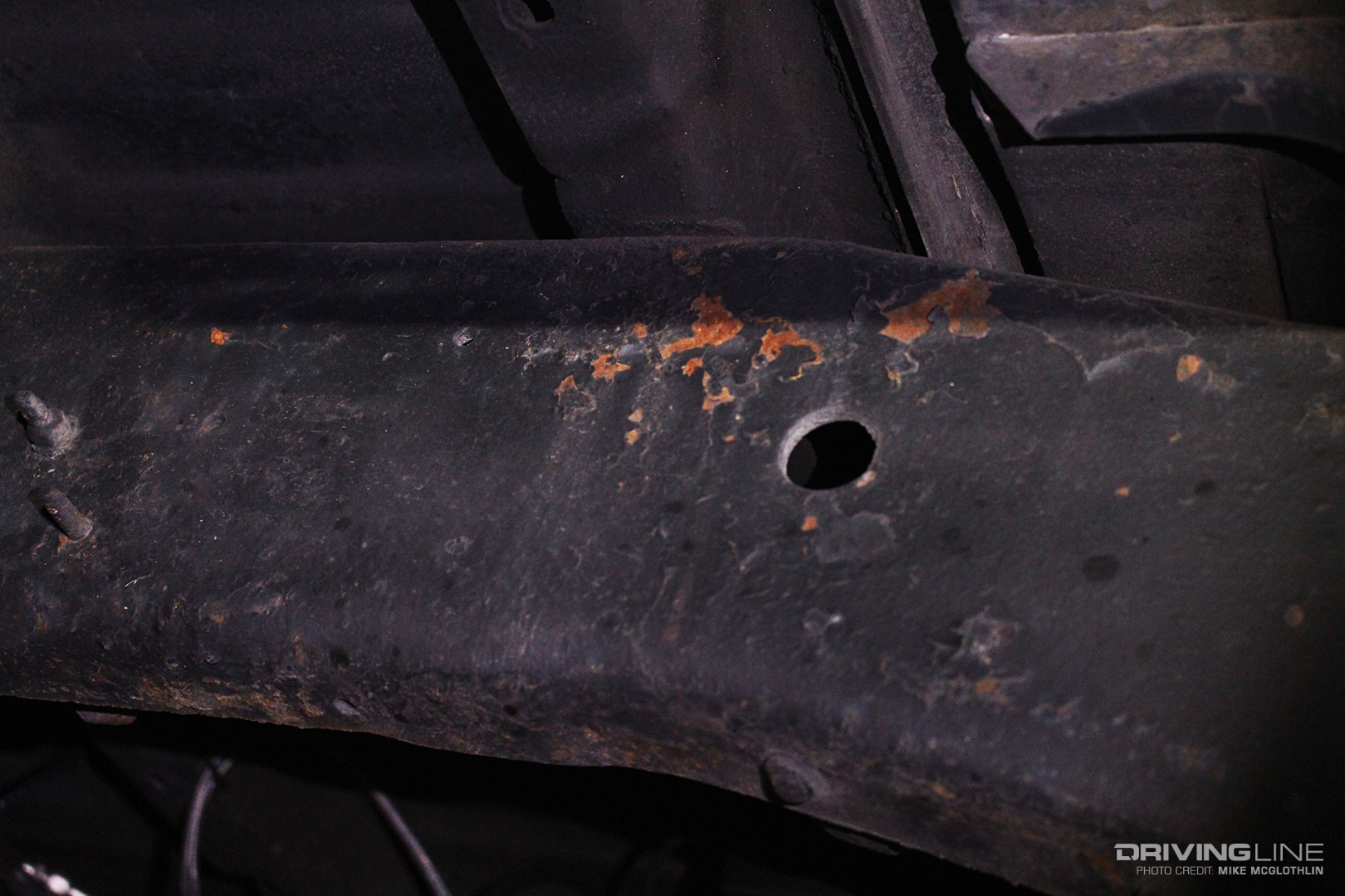 006 Rust Spots Ford Truck Frame