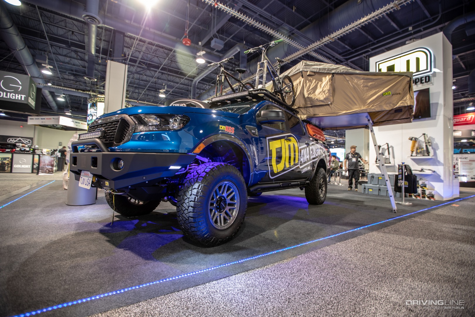 Rooftoop tent at SEMA