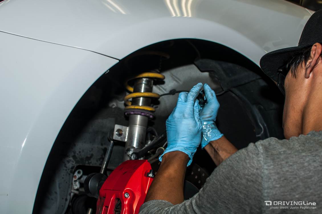 Coilover installation