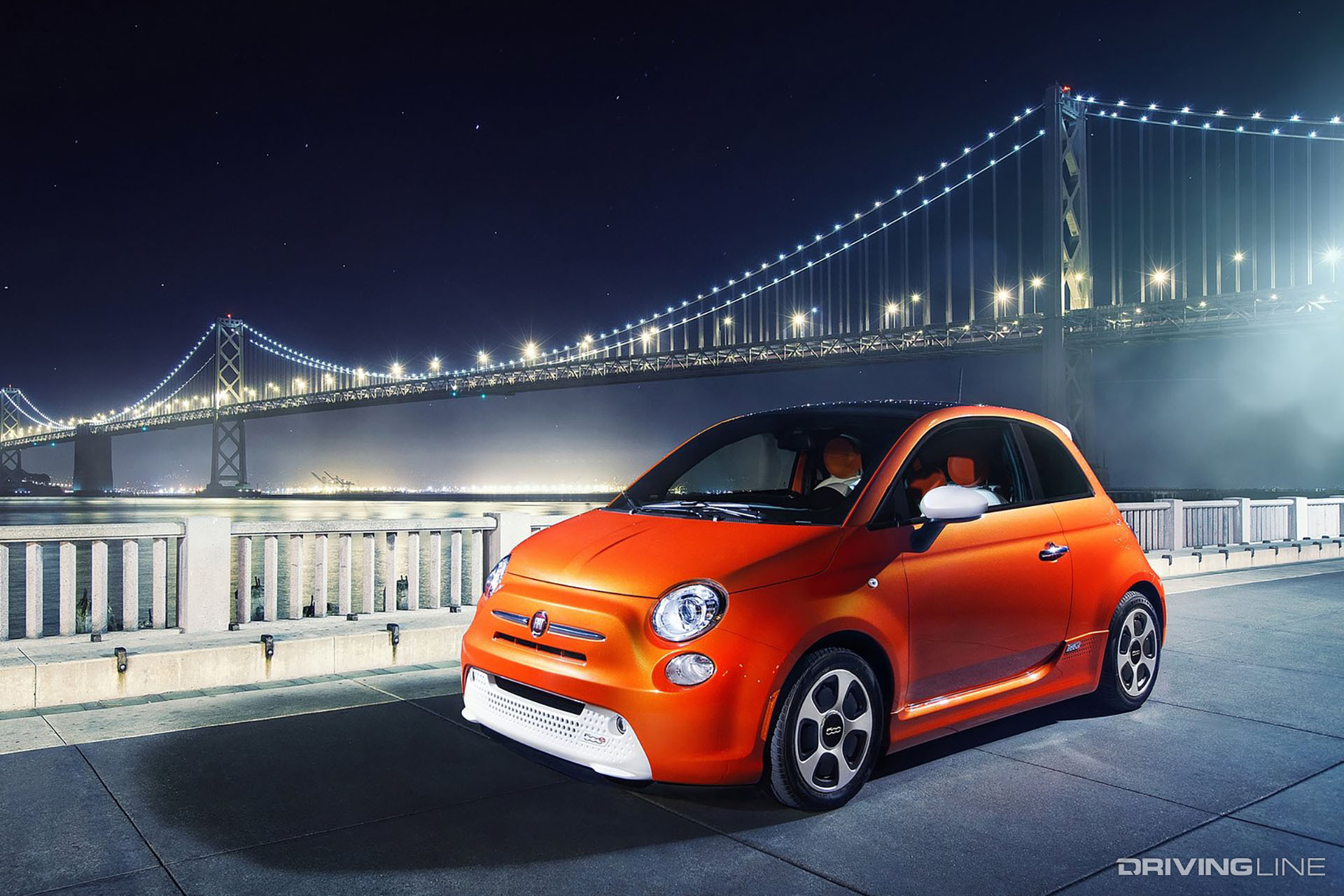 2014 Fiat 500e Orange