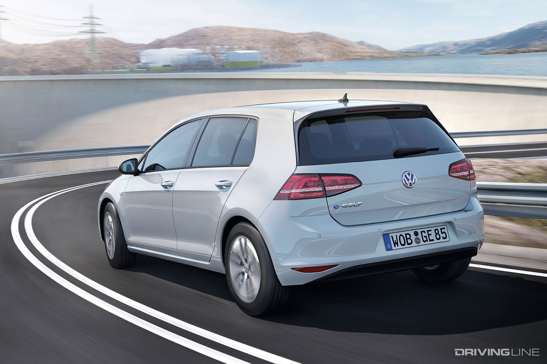 Volkswagen e-Golf rear view