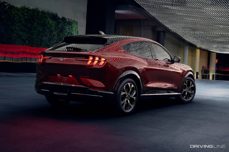 2021 Ford Mustang Mach-E SUV Red