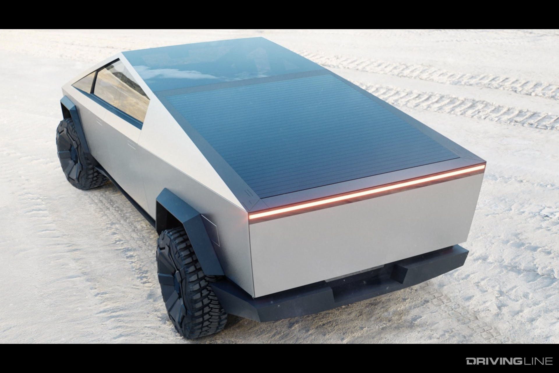 Tesla Cybertruck Rear View