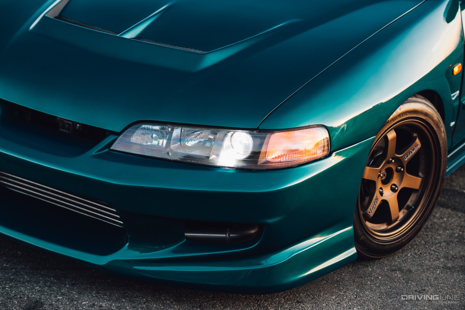 Meng Tea's B20 Turbo Acura Integra on NT05 Front Quarter