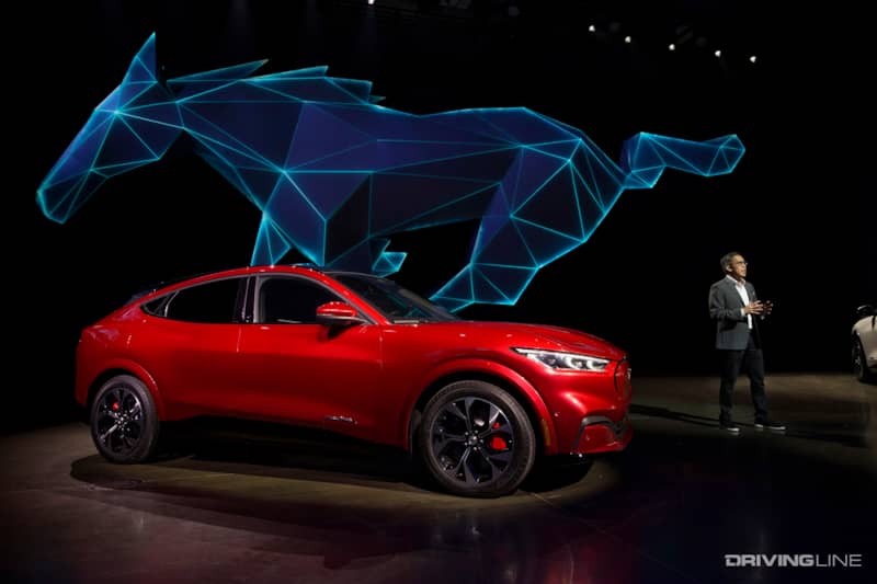 2021 Ford Mustang Mach-E Red