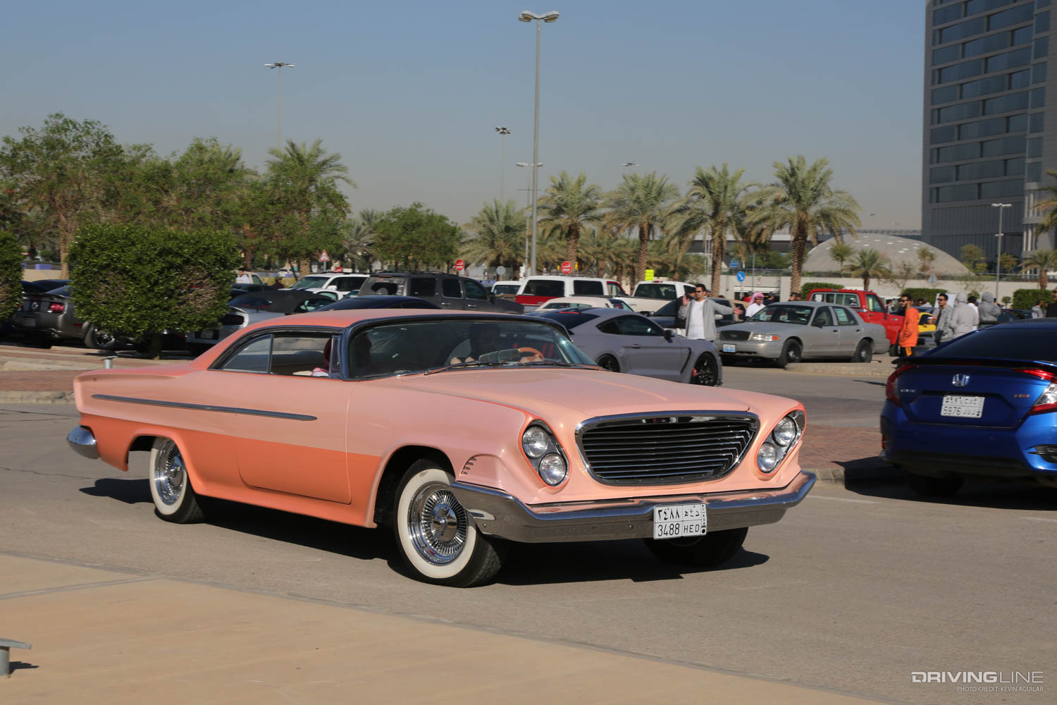 Cars and Coffee: Riyadh, Saudi Arabia Custom 1962 Chrysler 300