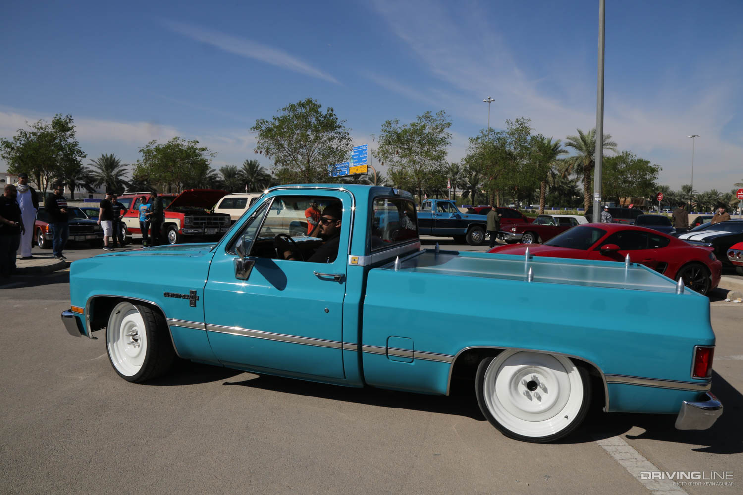 Cars and Coffee: Riyadh, Saudi Arabia Chevy C-10