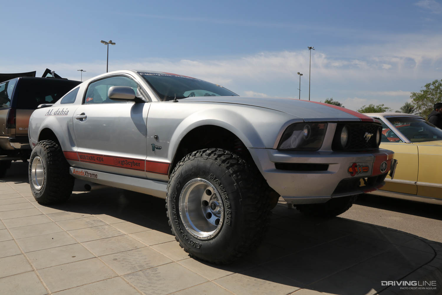 Cars and Coffee: Riyadh, Saudi Arabia Lifted Mustang