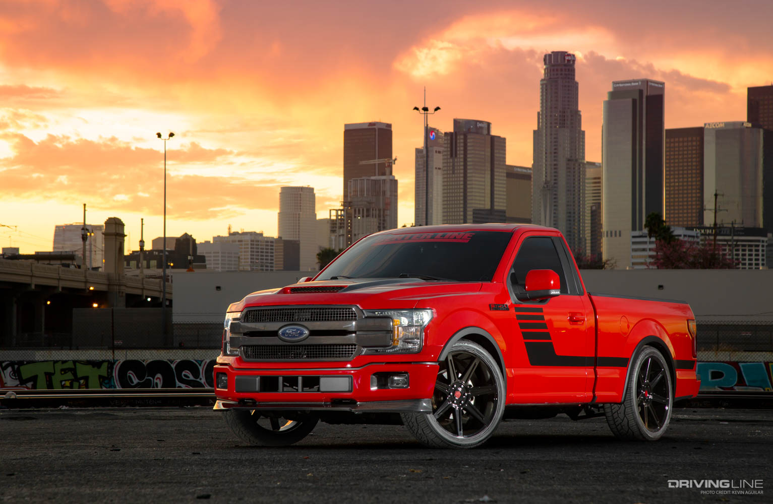 Custom 2016 Ford F-150 shortbed 5.0L V8 muscle truck on NT420V tires