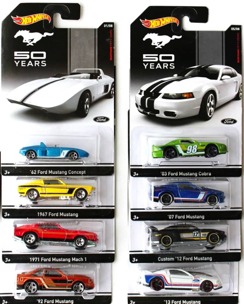 Hot Wheels Mustang Diecast Cars