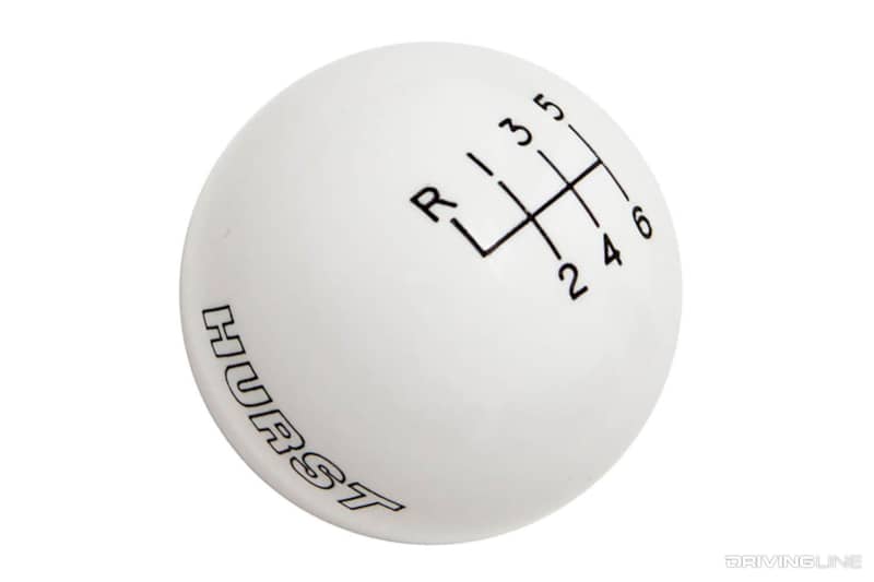 Hurst Shift Knob White Ford Mustang