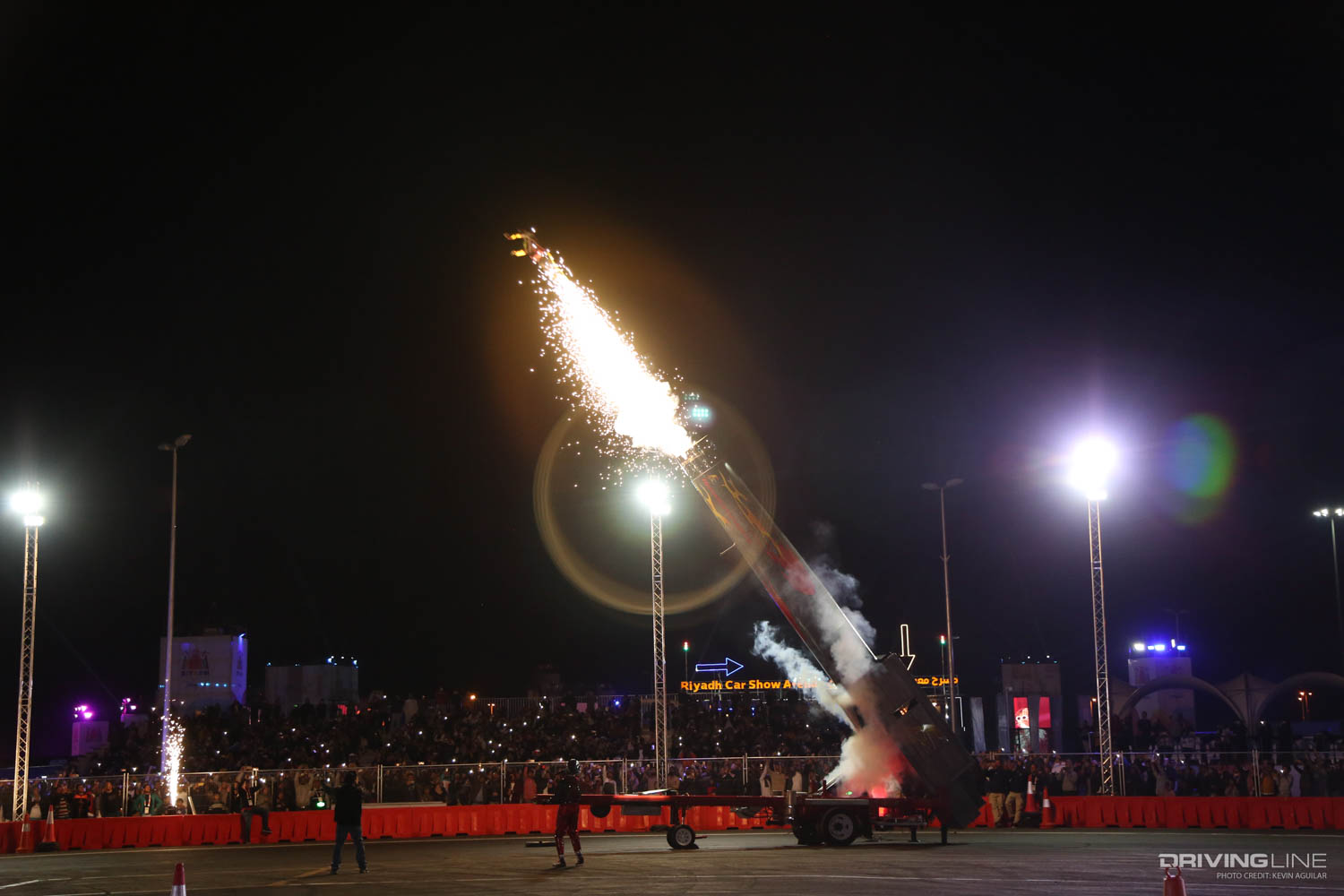 Global Auto Salon Riyadh, Saudi Arabia Human Cannonball