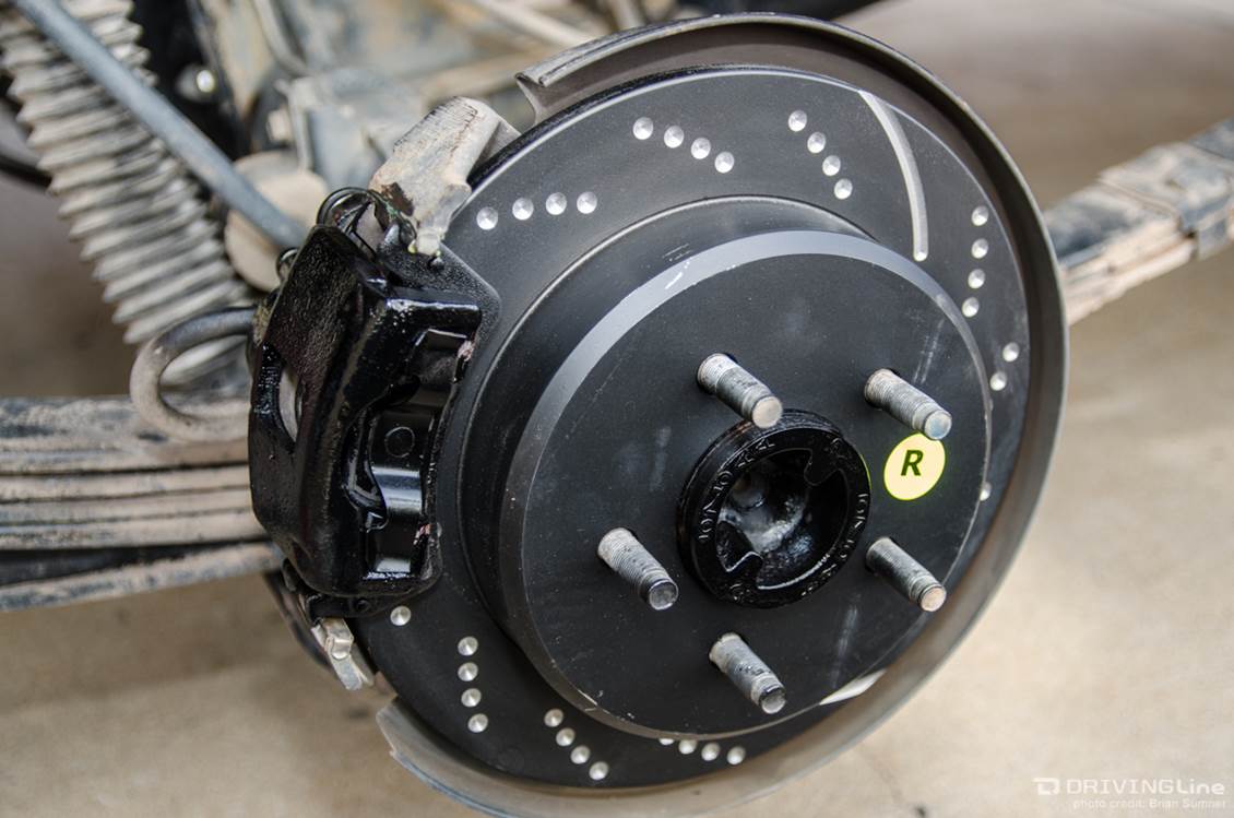 Cross-drilled rotors