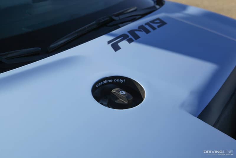 Hyundai RM19 fuel filler