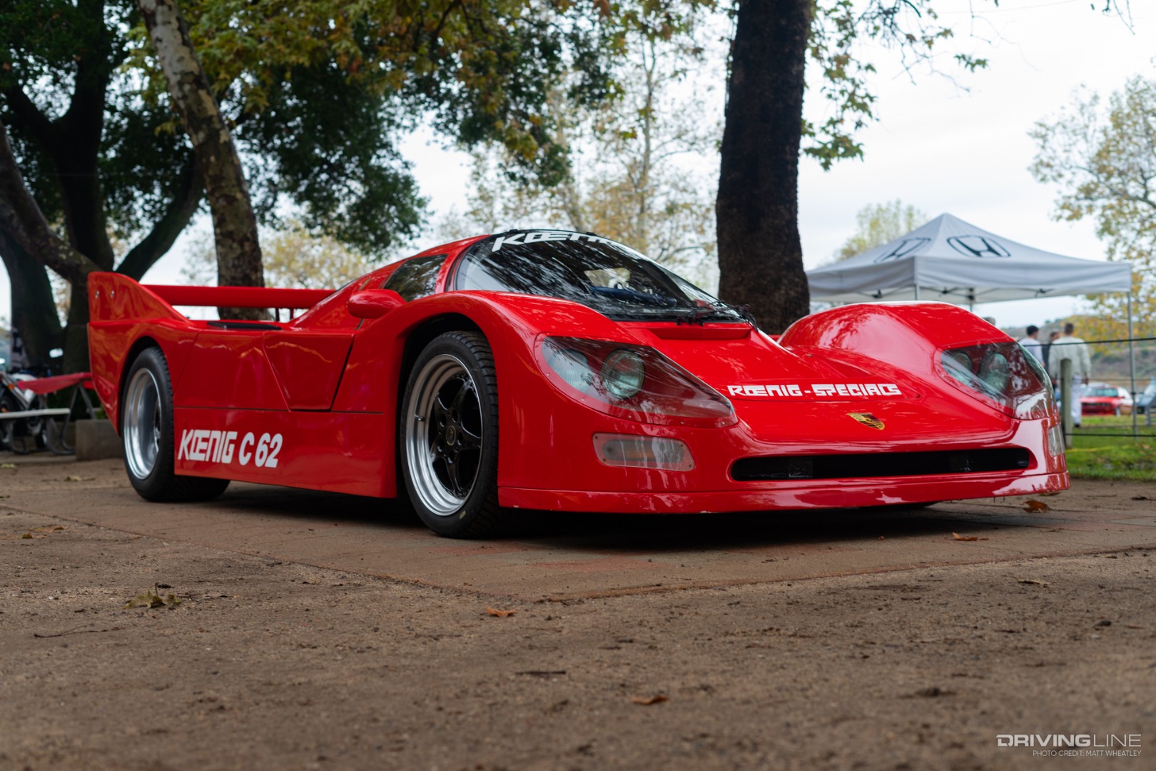 front of Koenig-Specials Porsche C62