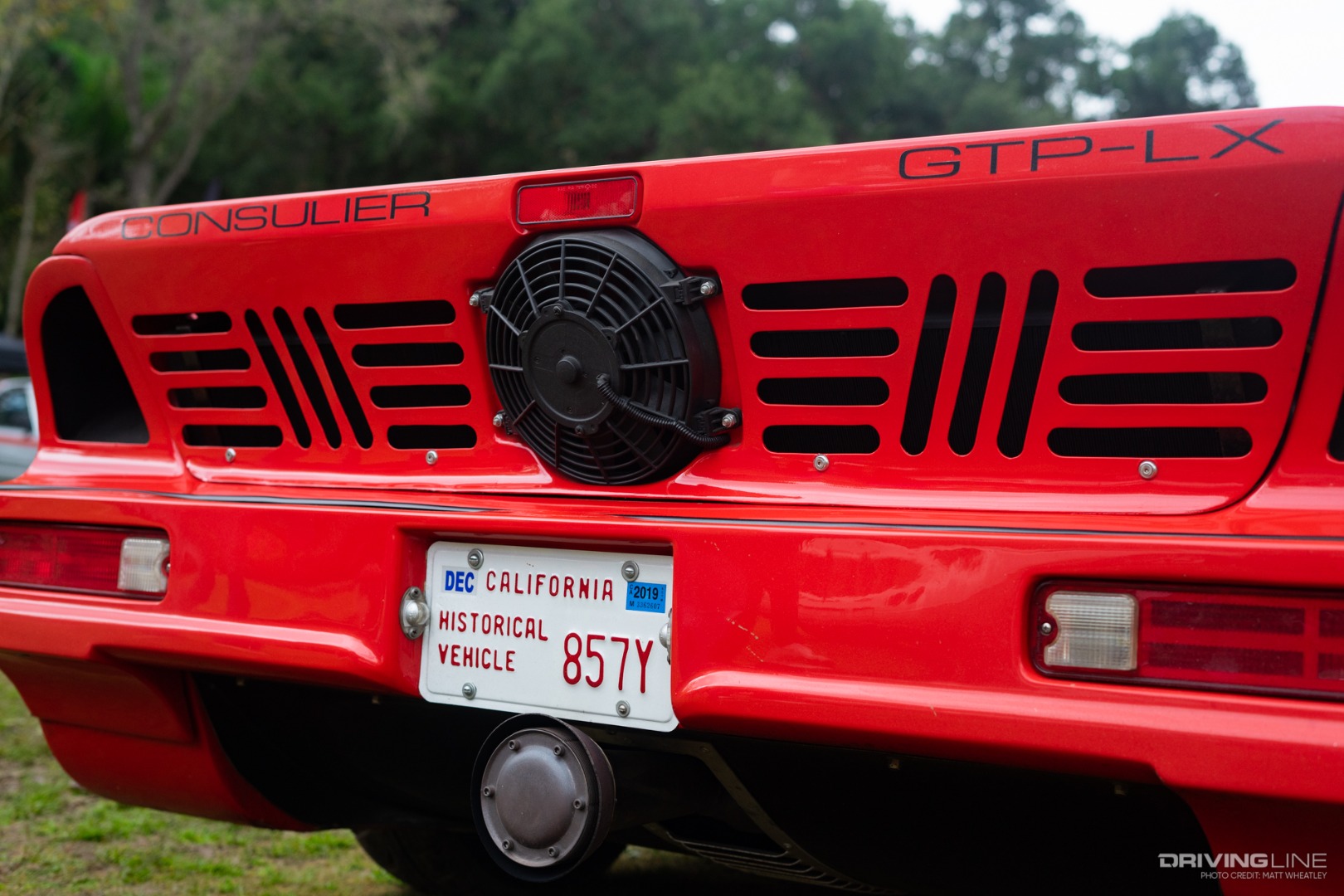 rear of Consulier GTP-LX