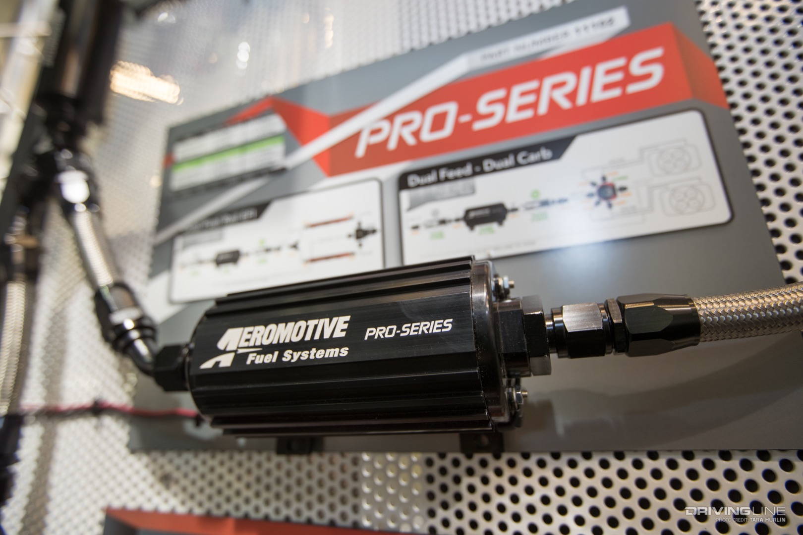 Aeromotive’s Pro-series fuel system part # 11102 displayed at PRI 2019