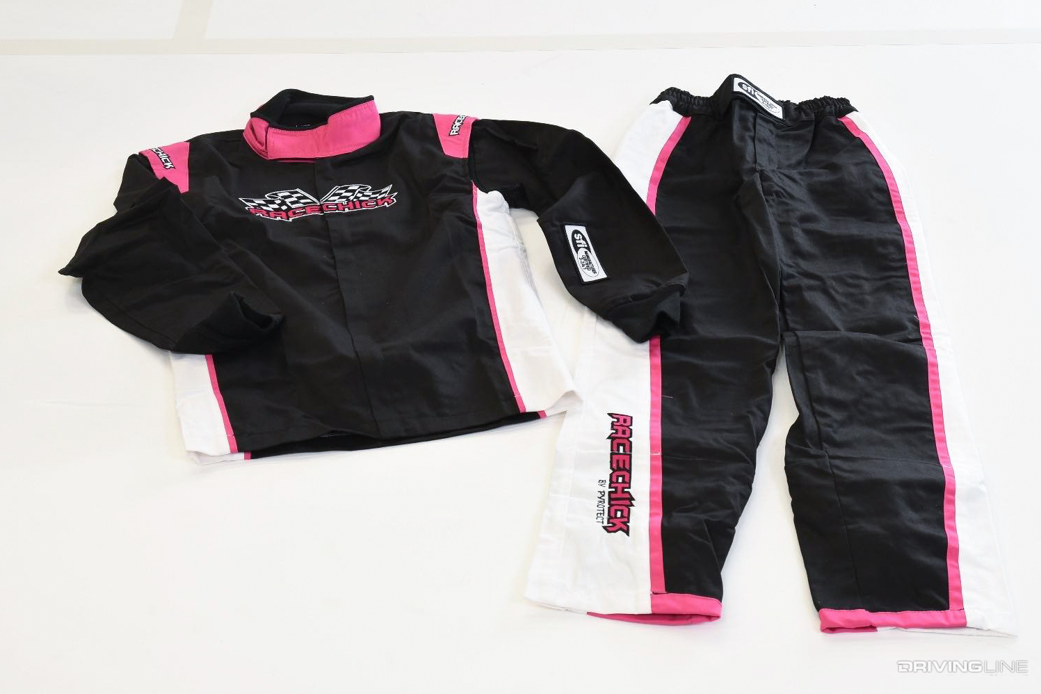 Race Chicks women's race gear and fire suits at PRI Show 2019