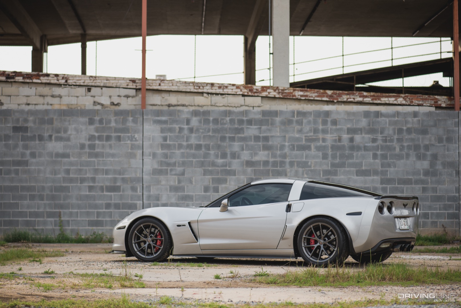 OEM+ Corvette Z06 silver driver side