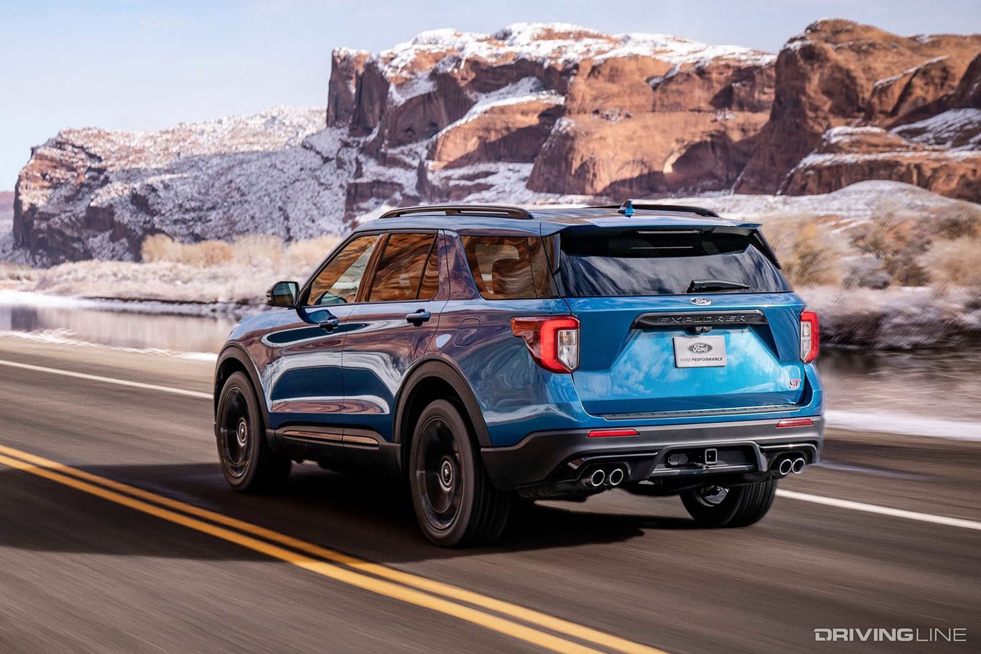 2020 Ford Explorer ST Rear View