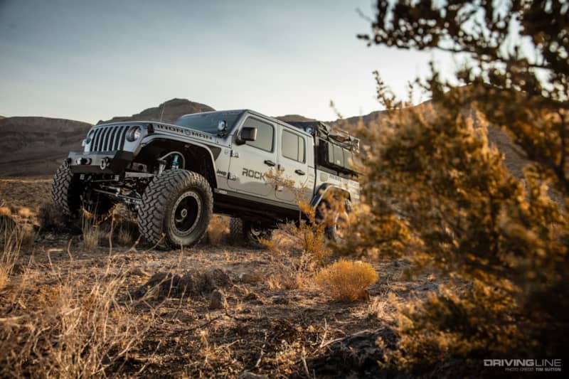 Jeep Gladiator on Trailer Grapplers