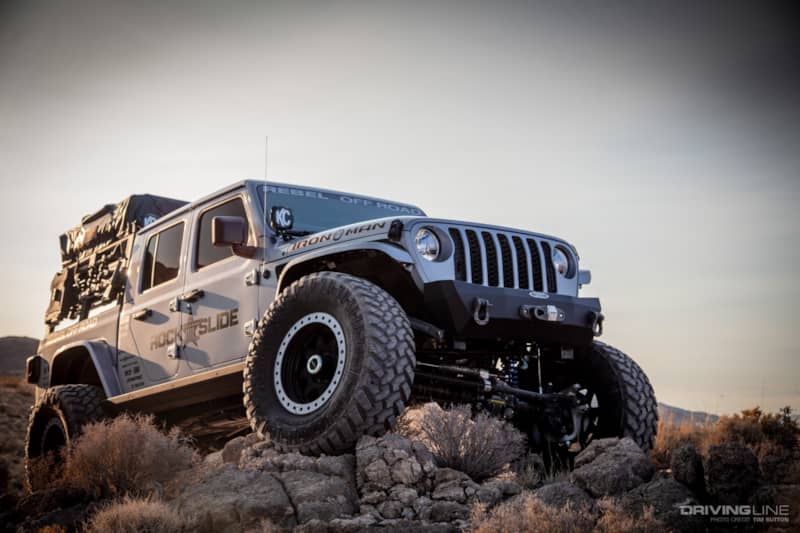 Jeep Gladiator rock crawler Nitto trail grappler tire