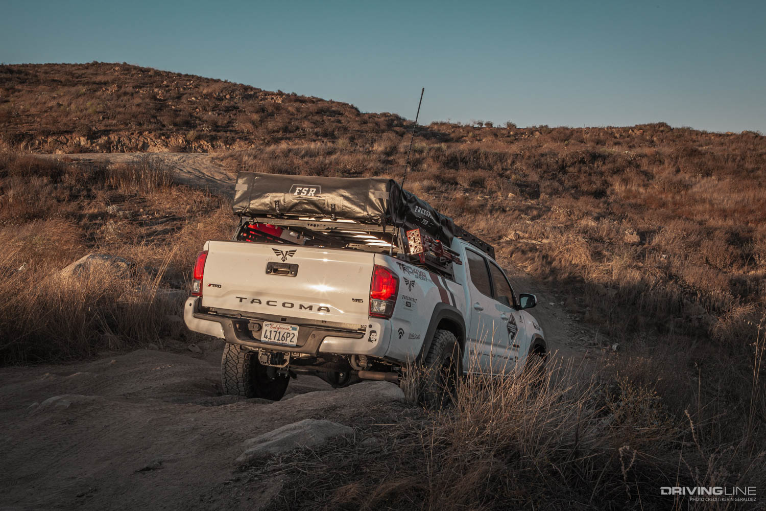 2017 Toyota Tacoma Overlanding rig rear
