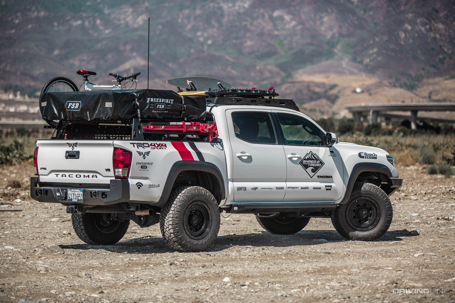 2017 Toyota Tacoma with overlanding accessories