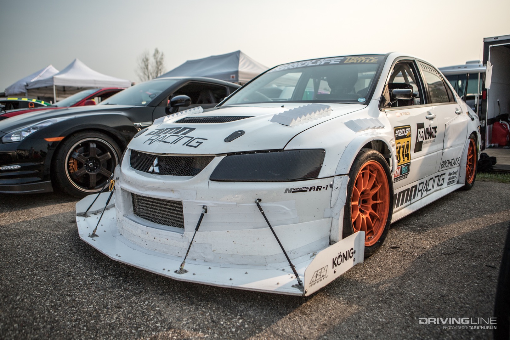 DMN Racing's Mitsubishi Evo on Nitto Tires