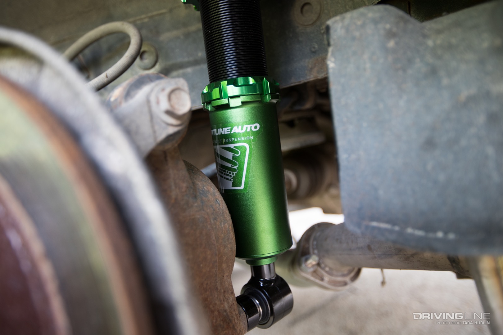 Fortune Auto Coilovers on Mazda RX-7 FC