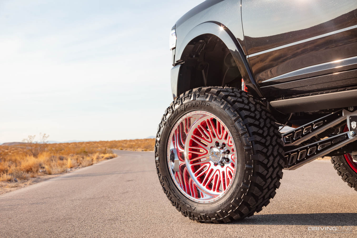 Nitto Trail Grappler tire on RAM 2500