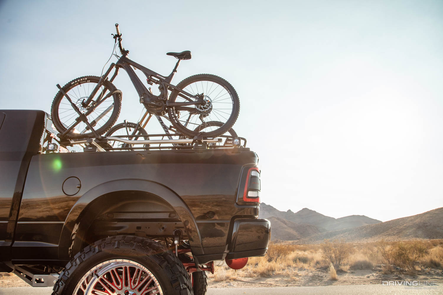 Mountain Bikes in bed of truck