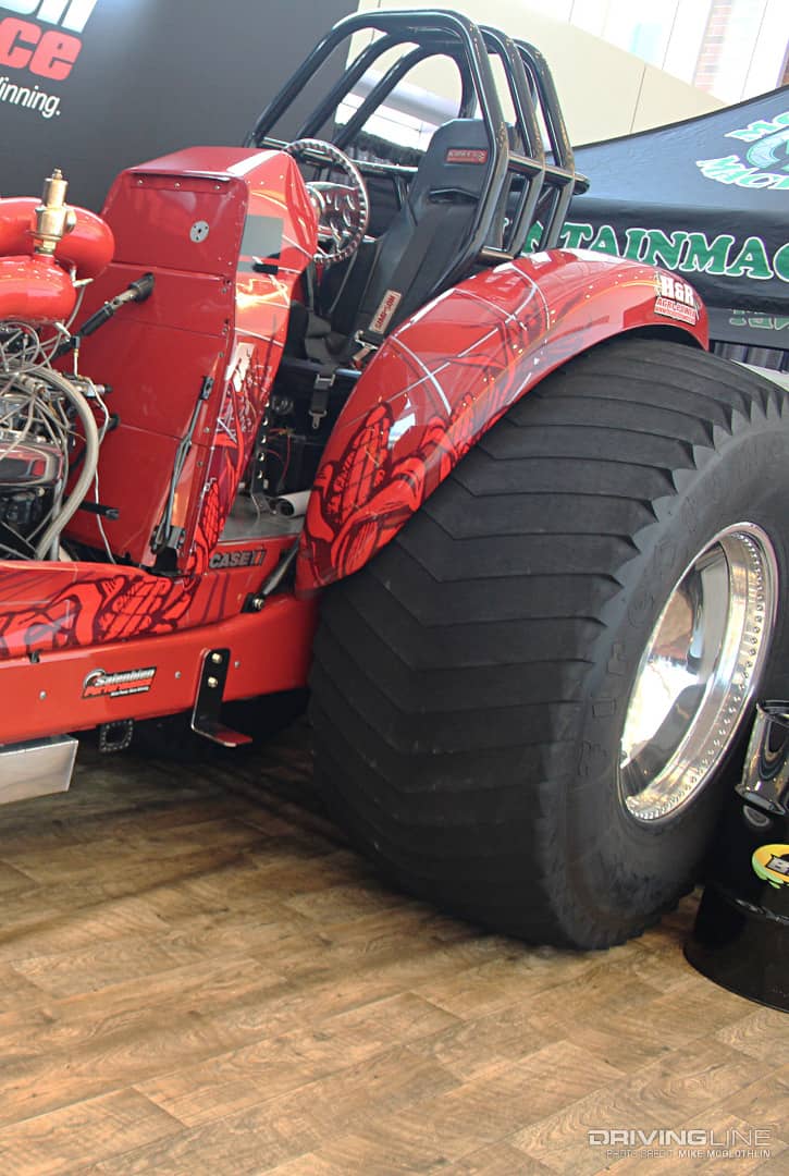 Cut Tire Super Stock Tractor
