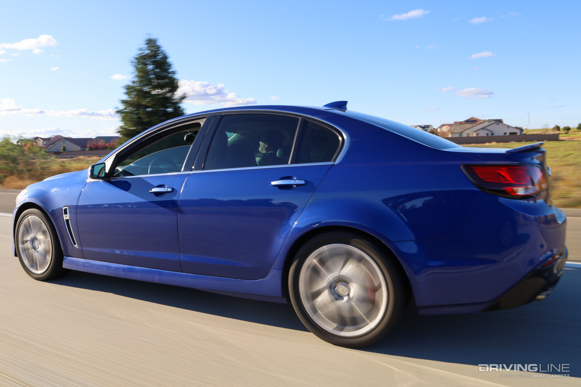 2016 Chevy SS Blue Rolling Shot