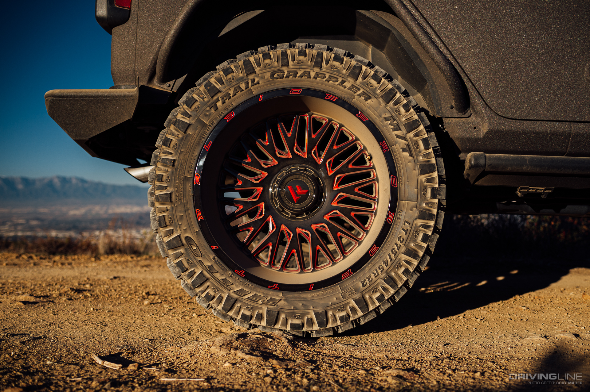 Nitto Trail Grapplers and Fittipaldi Wheels