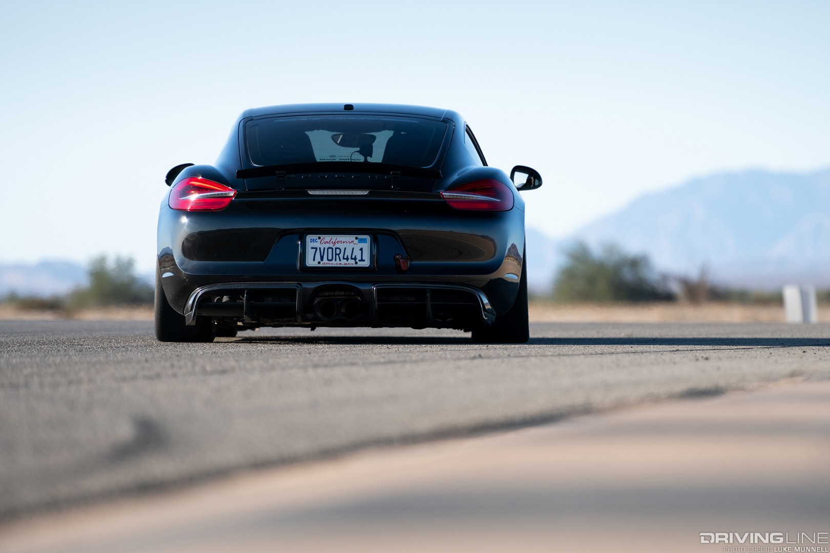 2015 Porsche Cayman rear
