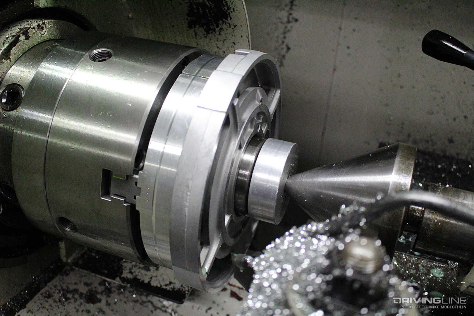 CNC Lathe Center Support