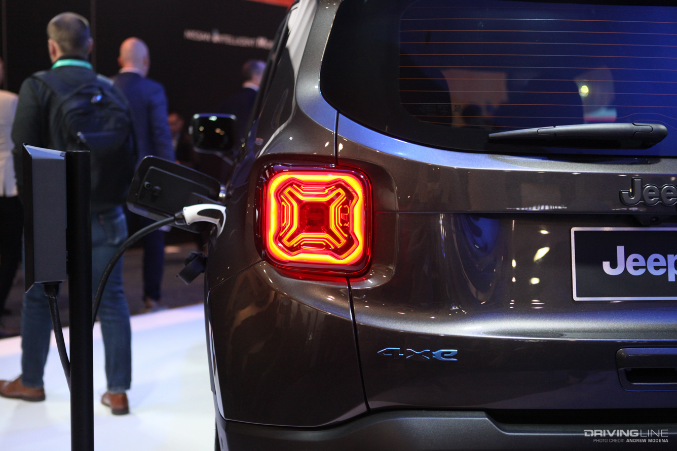 CES 2020 Jeep Renegade 4xe Charging