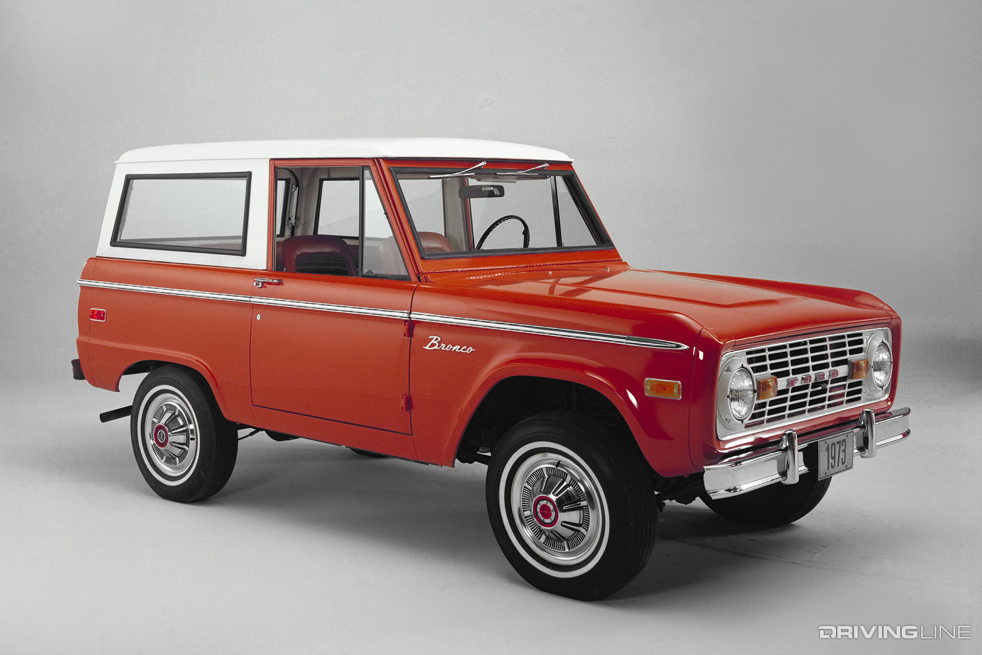 1973 Ford Bronco Red