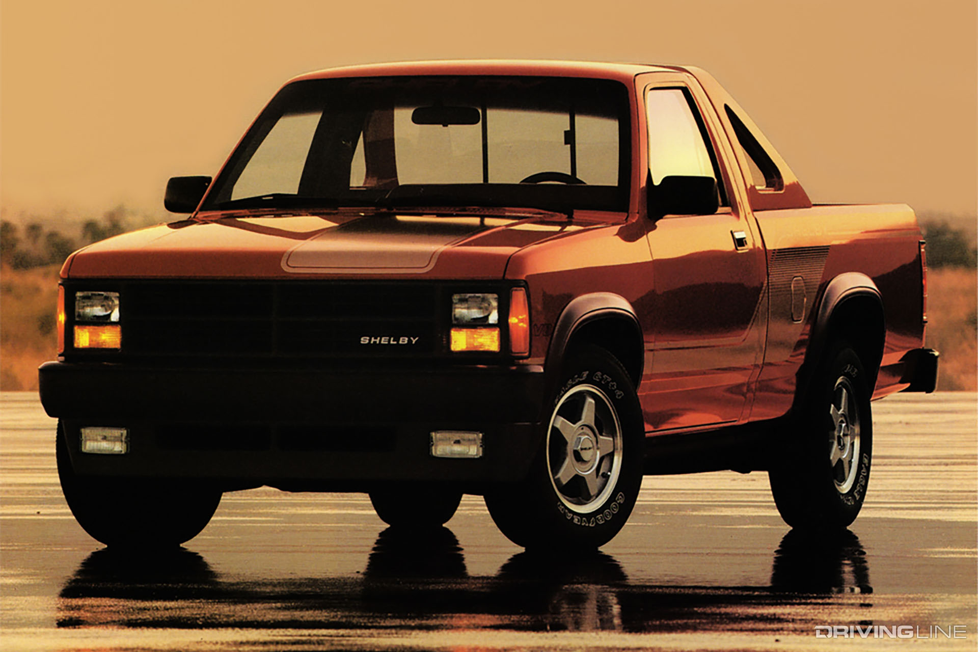1989 Shelby Dodge Dakota Red