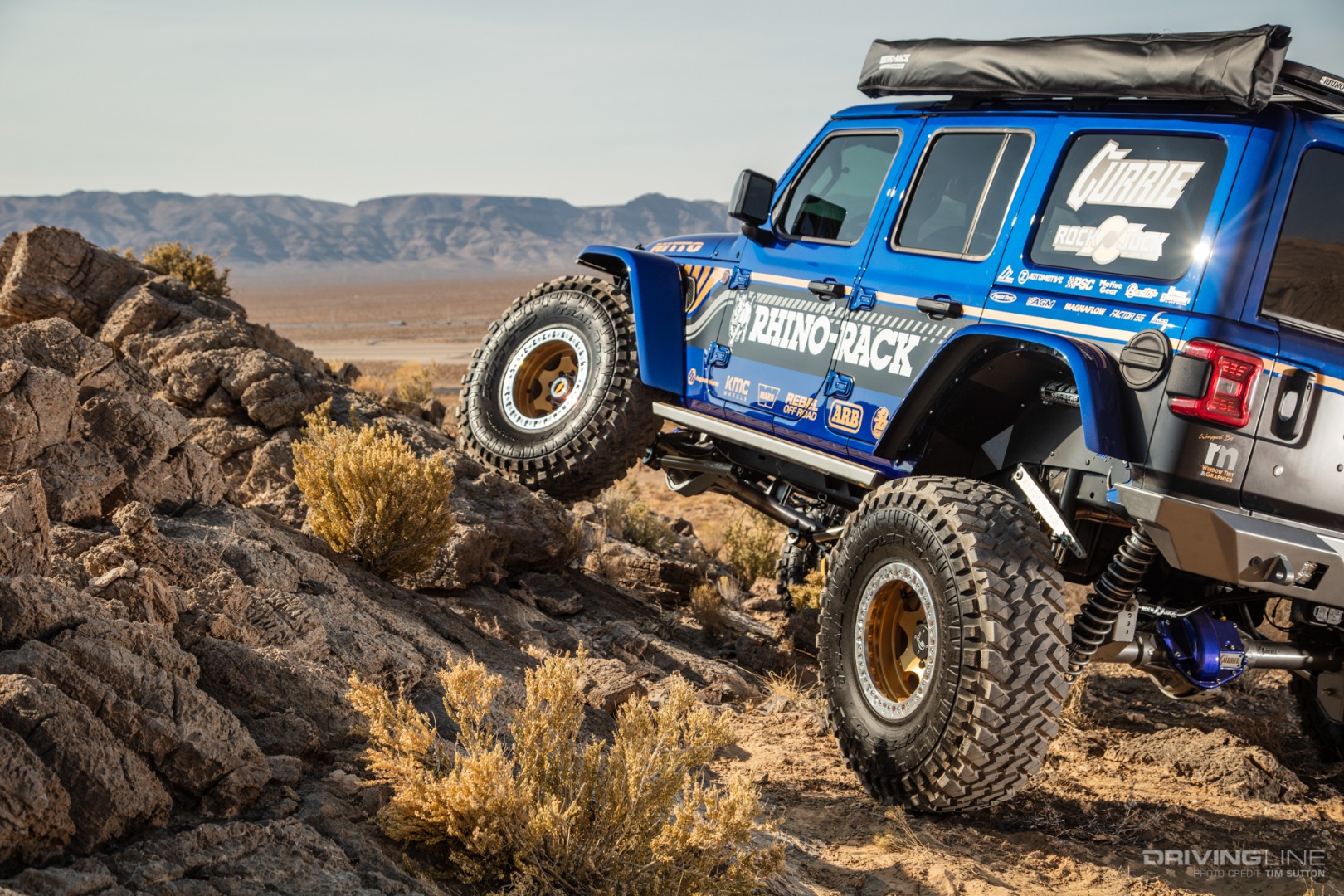 Jeep Triton JL showing Rebel Off Road RECON Coilover Conversion system