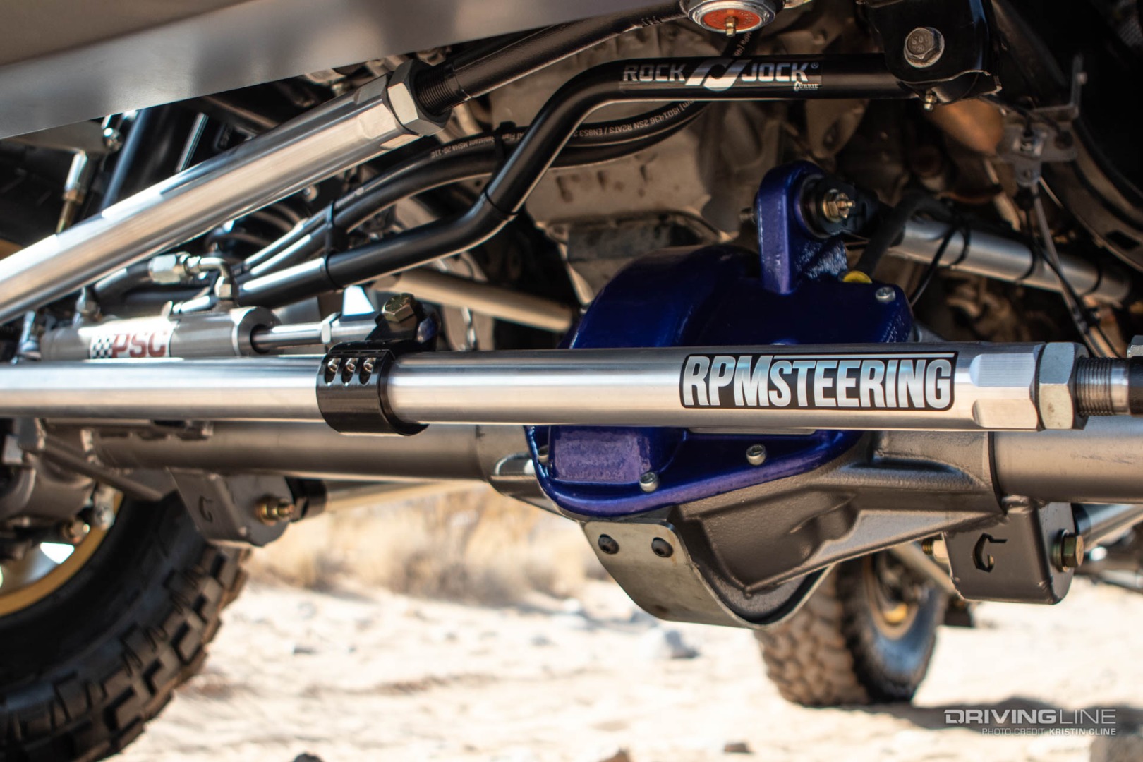 PSC Motorsports Hydraulic Ram-Assisted steering with RPM Steering tie rod and drag link