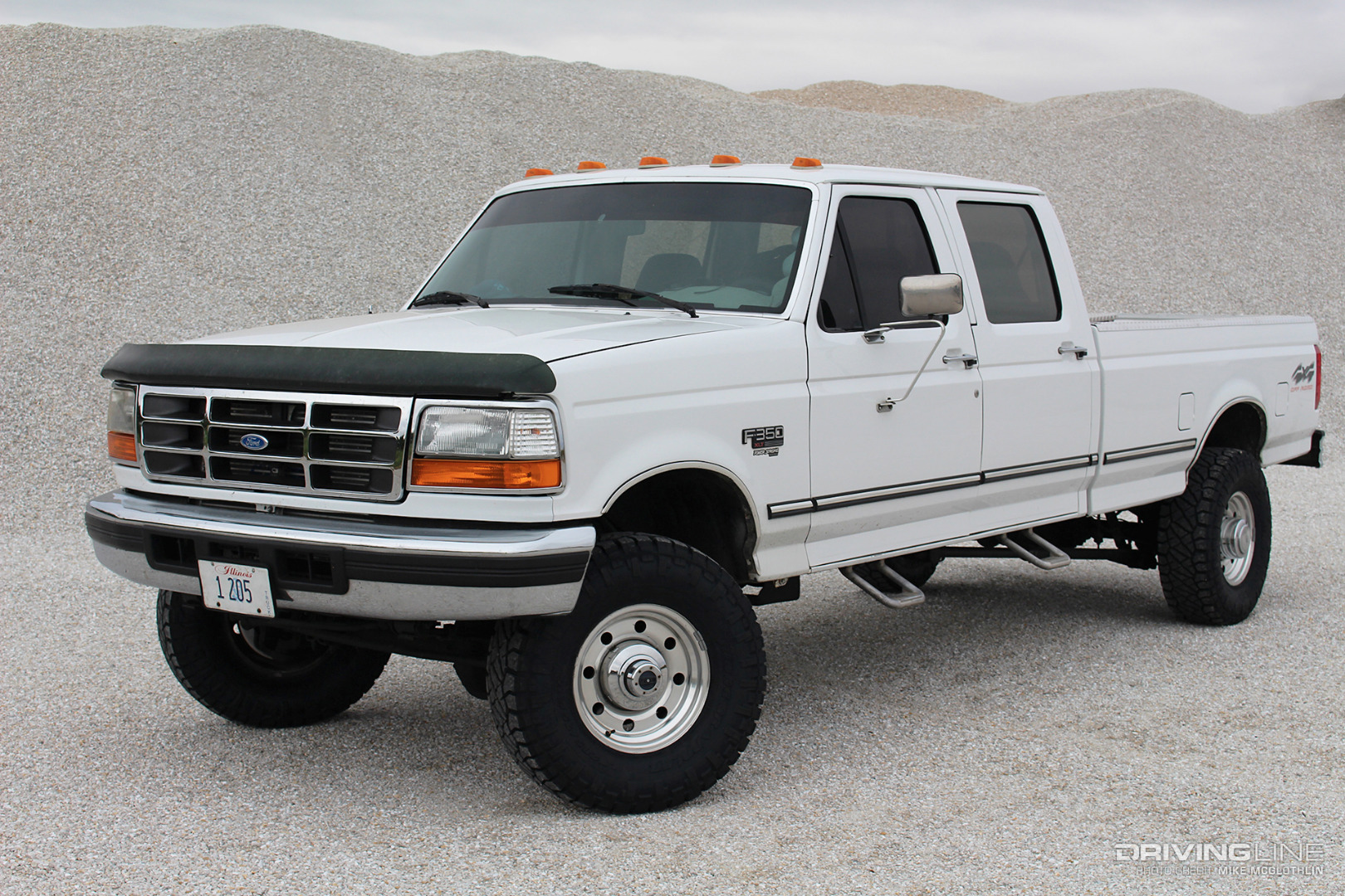Nitto Ridge Grappler on OBS Ford Diesel Truck