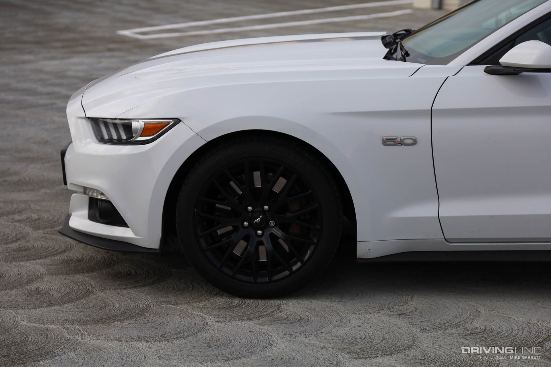2016 Ford Mustang GT White Fender