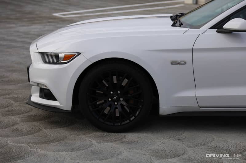 2016 Ford Mustang GT White Fender