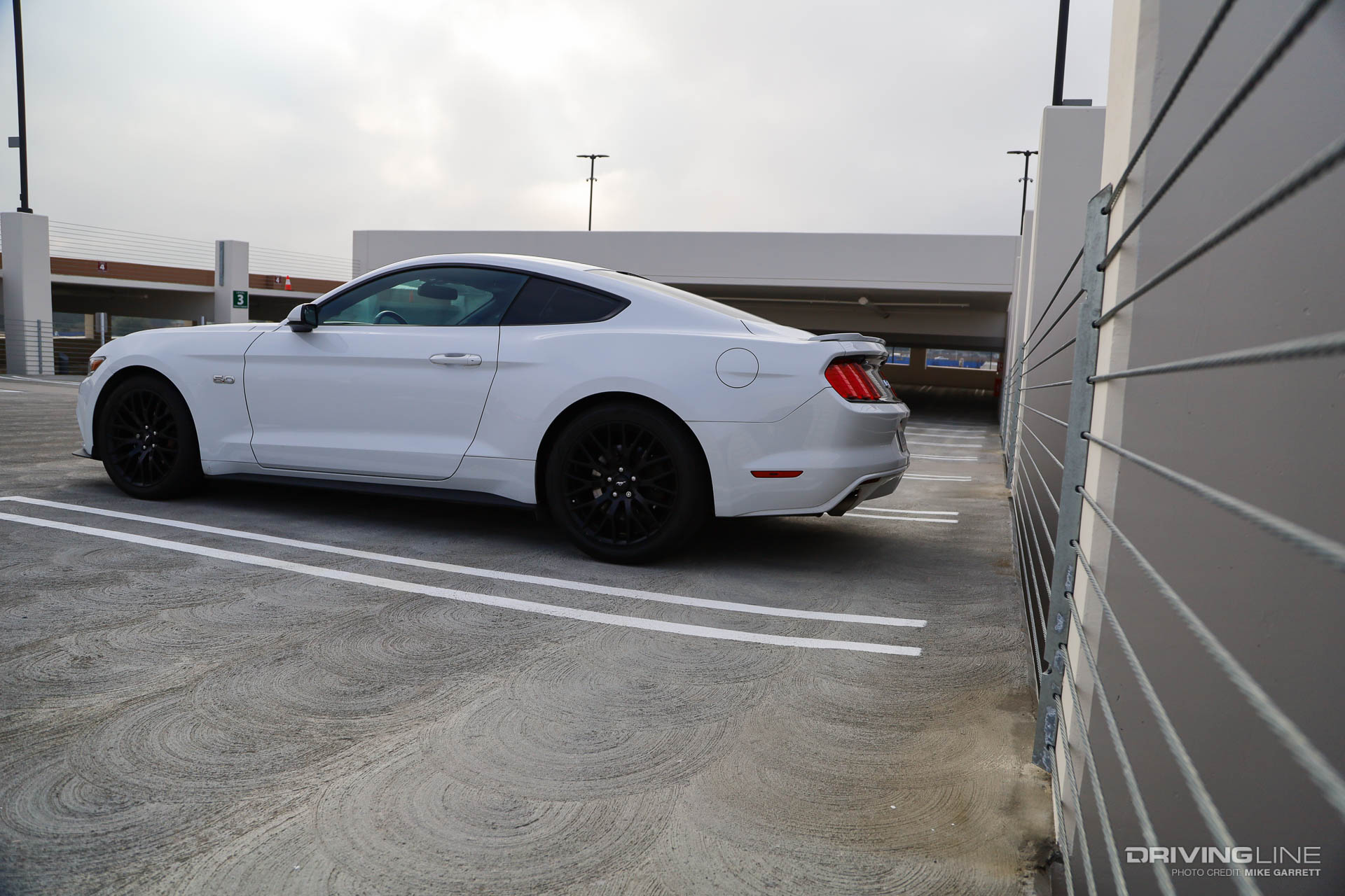 2016 Ford Mustang GT White driver side