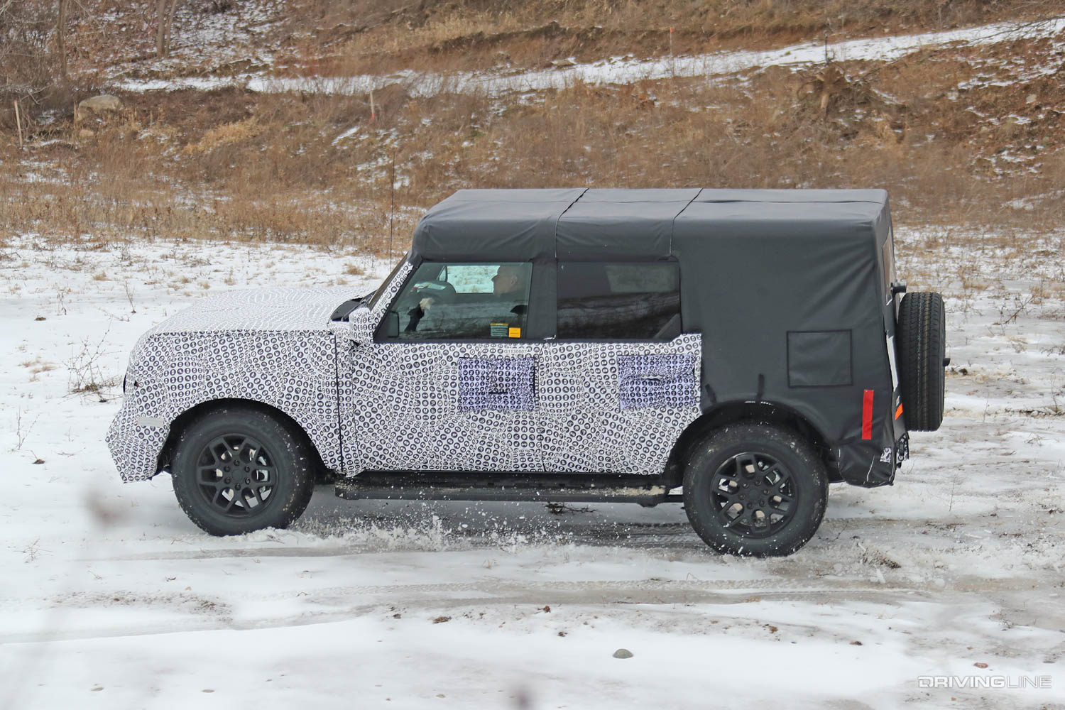 2020 Ford Bronco 4-Door Spy Photos driver side