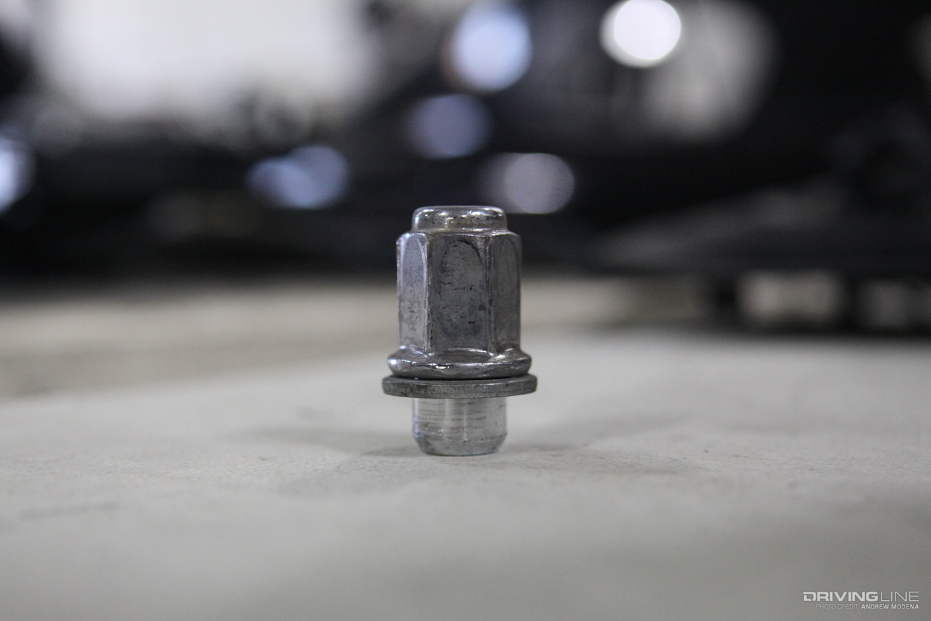 mag type flat washer lug nut