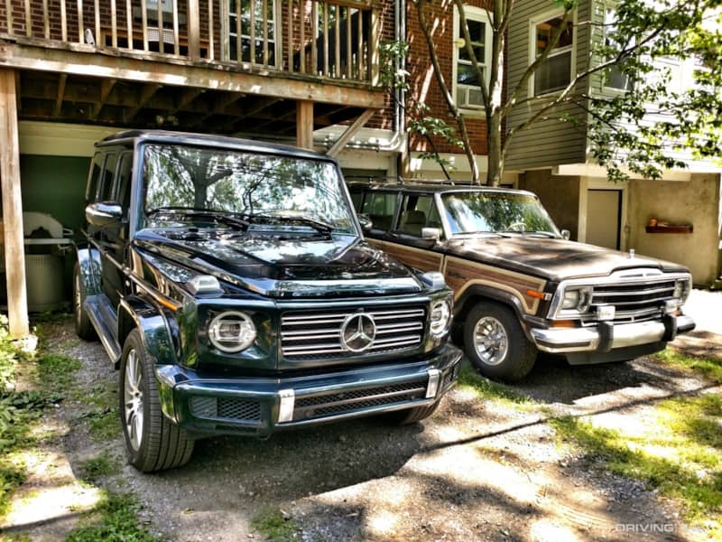 Jeep Grand Wagoneer and G-Class.